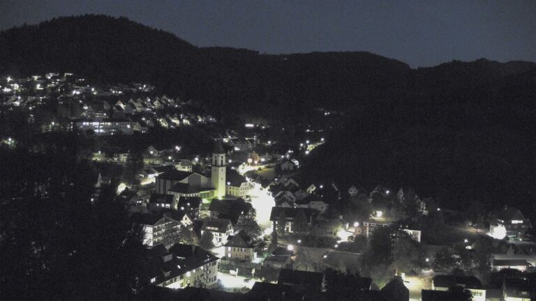 Dieses Bild zeigt eine Webcam-Aufnahme von Ottenhöfen, aufgenommen am Freitag, den 02.10.2026 um 20:00 Uhr
