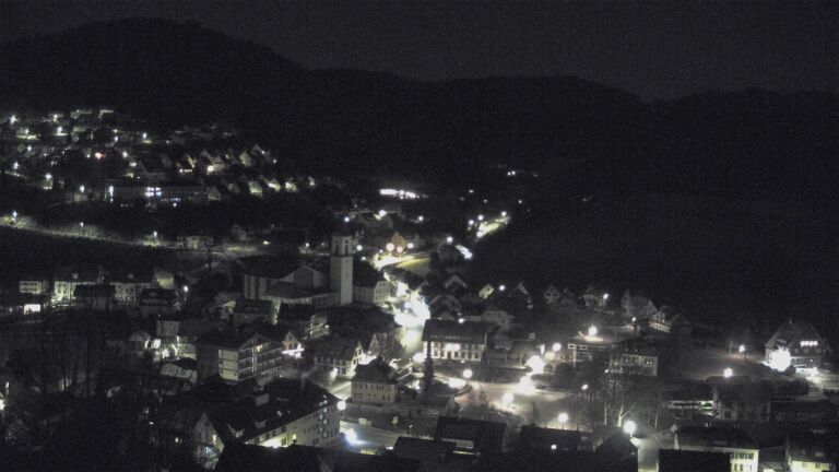 Dieses Bild zeigt eine Webcam-Aufnahme von Ottenhöfen, aufgenommen am Montag, den 29.12.2025 um 01:30 Uhr