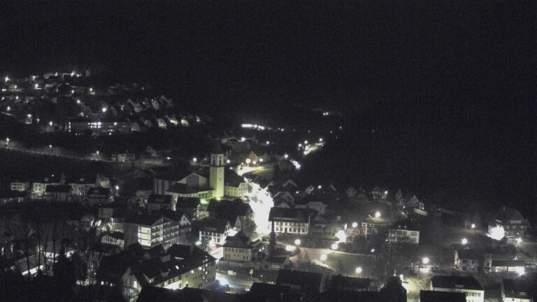 Dieses Bild zeigt eine Webcam-Aufnahme von Ottenhöfen, aufgenommen am Donnerstag, den 12.03.2026 um 05:00 Uhr