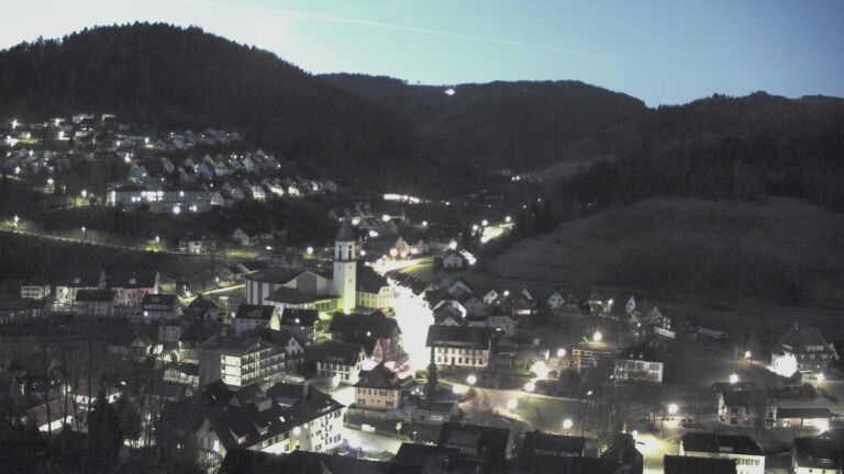 Dieses Bild zeigt eine Webcam-Aufnahme von Ottenhöfen, aufgenommen am Freitag, den 13.03.2026 um 06:00 Uhr