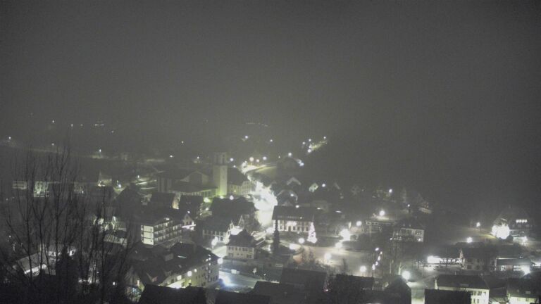 Dieses Bild zeigt eine Webcam-Aufnahme von Ottenhöfen, aufgenommen am Samstag, den 27.12.2025 um 06:20 Uhr