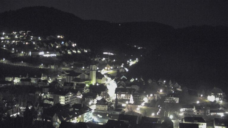 Dieses Bild zeigt eine Webcam-Aufnahme von Ottenhöfen, aufgenommen am Sonntag, den 21.12.2025 um 06:50 Uhr