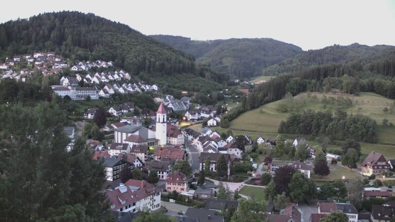 Dieses Bild zeigt eine Webcam-Aufnahme von Ottenhöfen, aufgenommen am Freitag, den 29.05.2026 um 05:00 Uhr