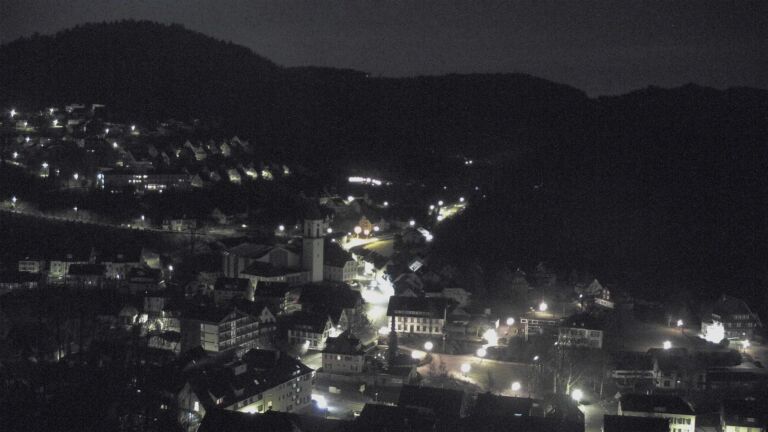 Dieses Bild zeigt eine Webcam-Aufnahme von Ottenhöfen, aufgenommen am Sonntag, den 08.02.2026 um 03:00 Uhr