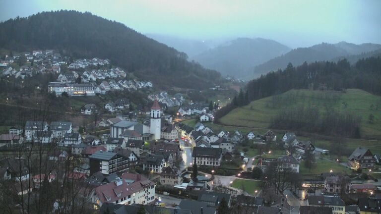 Dieses Bild zeigt eine Webcam-Aufnahme von Ottenhöfen, aufgenommen am Samstag, den 14.03.2026 um 06:30 Uhr