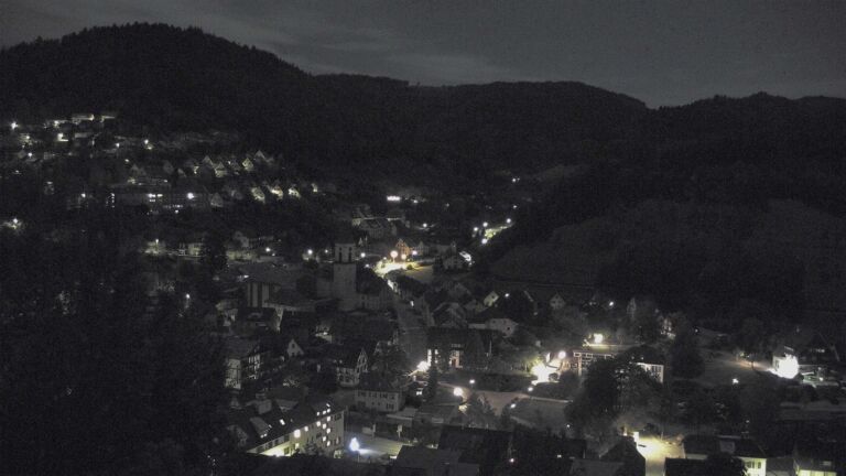 Dieses Bild zeigt eine Webcam-Aufnahme von Ottenhöfen, aufgenommen am Dienstag, den 29.09.2026 um 03:00 Uhr