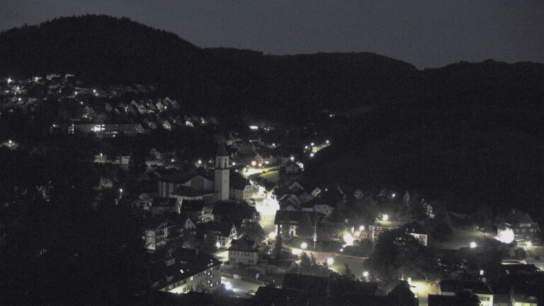 Dieses Bild zeigt eine Webcam-Aufnahme von Ottenhöfen, aufgenommen am Montag, den 08.06.2026 um 04:00 Uhr