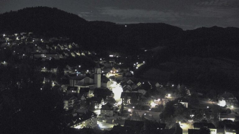 Dieses Bild zeigt eine Webcam-Aufnahme von Ottenhöfen, aufgenommen am Montag, den 31.08.2026 um 00:00 Uhr