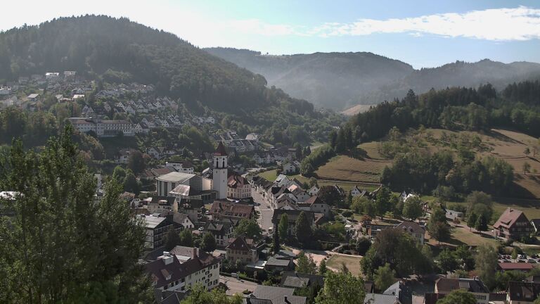 Dieses Bild zeigt eine Webcam-Aufnahme von Ottenhöfen, aufgenommen am Mittwoch, den 26.08.2026 um 11:00 Uhr