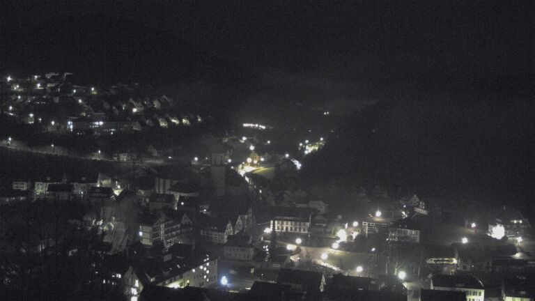 Dieses Bild zeigt eine Webcam-Aufnahme von Ottenhöfen, aufgenommen am Mittwoch, den 28.01.2026 um 03:00 Uhr