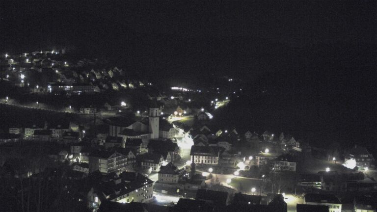 Dieses Bild zeigt eine Webcam-Aufnahme von Ottenhöfen, aufgenommen am Donnerstag, den 19.03.2026 um 01:30 Uhr