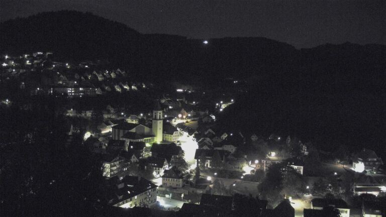 Dieses Bild zeigt eine Webcam-Aufnahme von Ottenhöfen, aufgenommen am Samstag, den 03.10.2026 um 06:00 Uhr