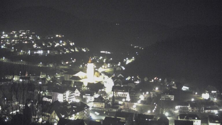 Dieses Bild zeigt eine Webcam-Aufnahme von Ottenhöfen, aufgenommen am Sonntag, den 21.12.2025 um 20:00 Uhr