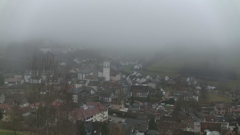 Dieses Bild zeigt eine Webcam-Aufnahme von Ottenhöfen, aufgenommen am Sonntag, den 14.12.2025 um 14:30 Uhr