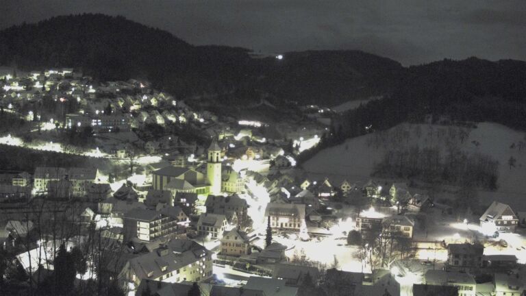 Dieses Bild zeigt eine Webcam-Aufnahme von Ottenhöfen, aufgenommen am Donnerstag, den 08.01.2026 um 05:40 Uhr