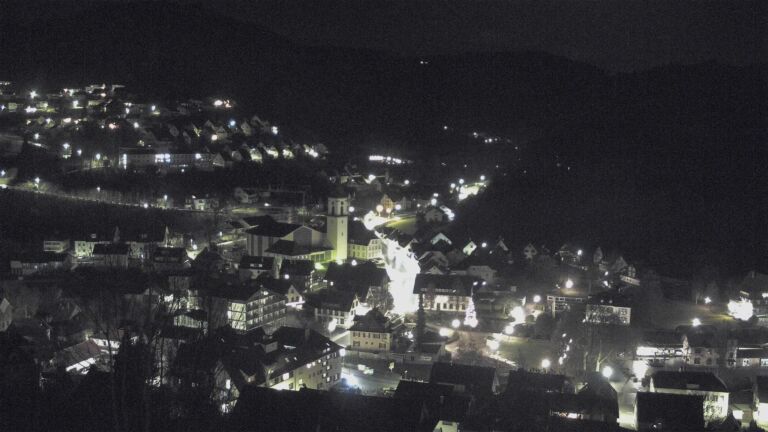 Dieses Bild zeigt eine Webcam-Aufnahme von Ottenhöfen, aufgenommen am Samstag, den 20.12.2025 um 06:10 Uhr