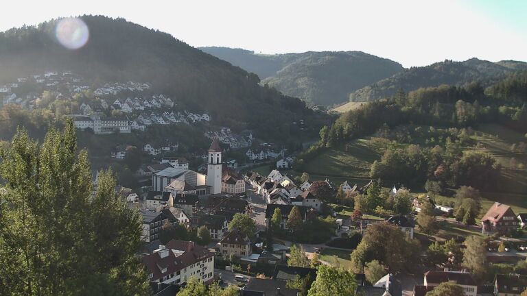 Dieses Bild zeigt eine Webcam-Aufnahme von Ottenhöfen, aufgenommen am Dienstag, den 06.10.2026 um 09:30 Uhr