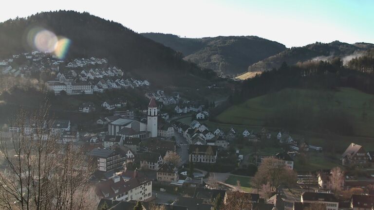 Dieses Bild zeigt eine Webcam-Aufnahme von Ottenhöfen, aufgenommen am Mittwoch, den 25.02.2026 um 08:40 Uhr