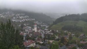 Dieses Bild zeigt eine Webcam-Aufnahme von Ottenhöfen, aufgenommen am Samstag, den 17.10.2026 um 09:50 Uhr