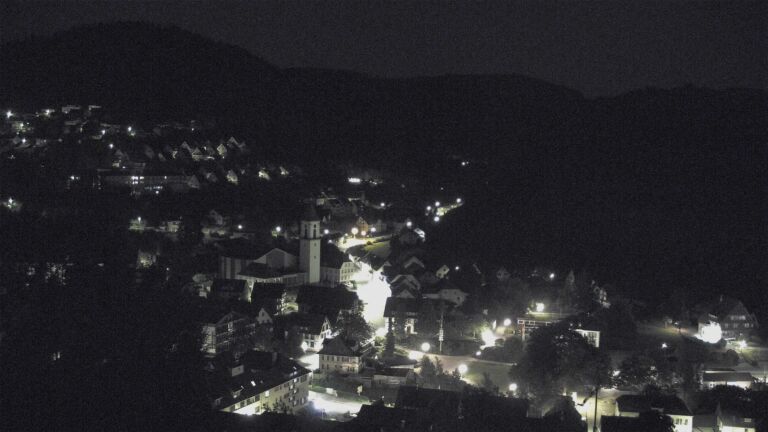 Dieses Bild zeigt eine Webcam-Aufnahme von Ottenhöfen, aufgenommen am Donnerstag, den 25.06.2026 um 03:30 Uhr