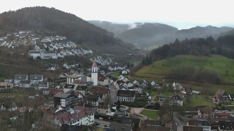 Dieses Bild zeigt eine Webcam-Aufnahme von Ottenhöfen, aufgenommen am Donnerstag, den 12.03.2026 um 07:20 Uhr