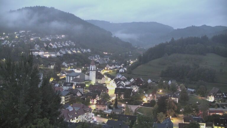 Dieses Bild zeigt eine Webcam-Aufnahme von Ottenhöfen, aufgenommen am Montag, den 19.10.2026 um 07:20 Uhr
