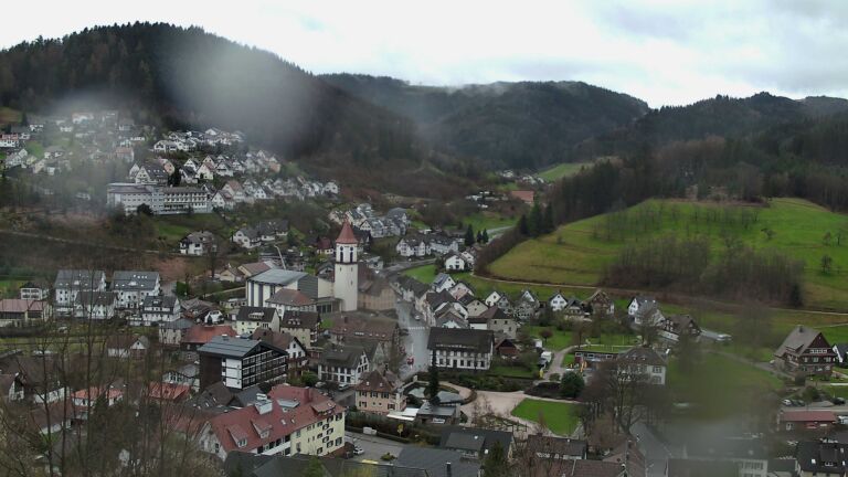 Dieses Bild zeigt eine Webcam-Aufnahme von Ottenhöfen, aufgenommen am Mittwoch, den 25.03.2026 um 12:50 Uhr