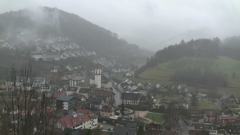 Dieses Bild zeigt eine Webcam-Aufnahme von Ottenhöfen, aufgenommen am Dienstag, den 24.02.2026 um 11:30 Uhr