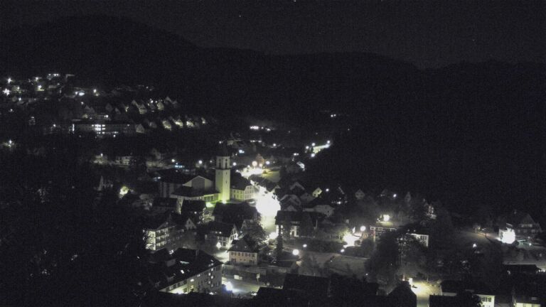 Dieses Bild zeigt eine Webcam-Aufnahme von Ottenhöfen, aufgenommen am Freitag, den 16.10.2026 um 05:40 Uhr