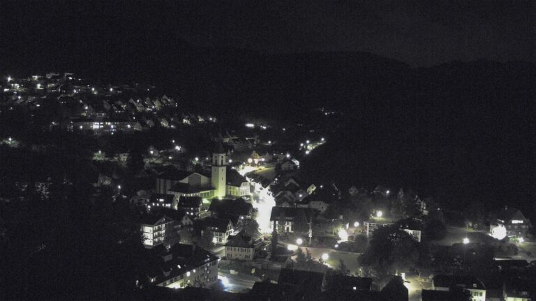 Dieses Bild zeigt eine Webcam-Aufnahme von Ottenhöfen, aufgenommen am Mittwoch, den 13.05.2026 um 22:30 Uhr
