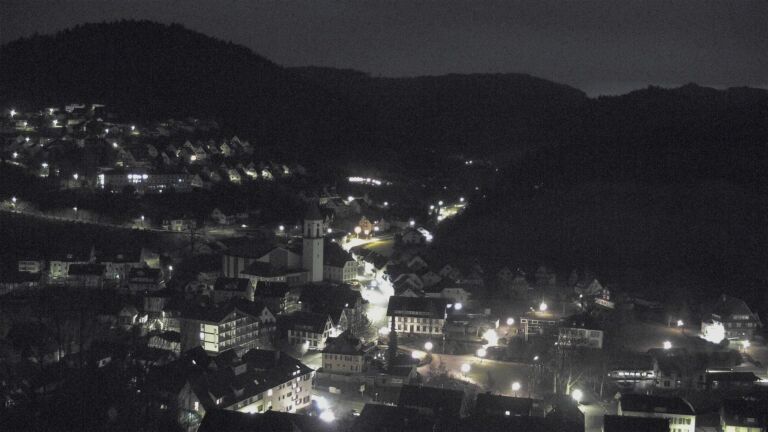 Dieses Bild zeigt eine Webcam-Aufnahme von Ottenhöfen, aufgenommen am Montag, den 02.02.2026 um 04:00 Uhr