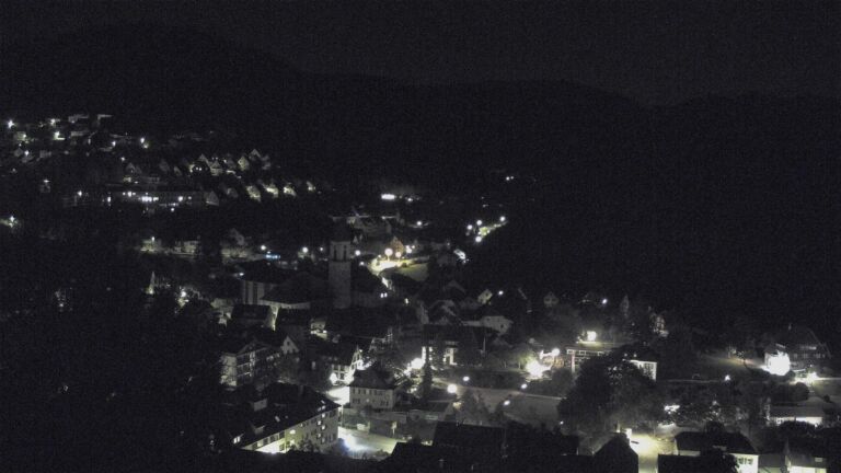 Dieses Bild zeigt eine Webcam-Aufnahme von Ottenhöfen, aufgenommen am Samstag, den 12.09.2026 um 01:30 Uhr