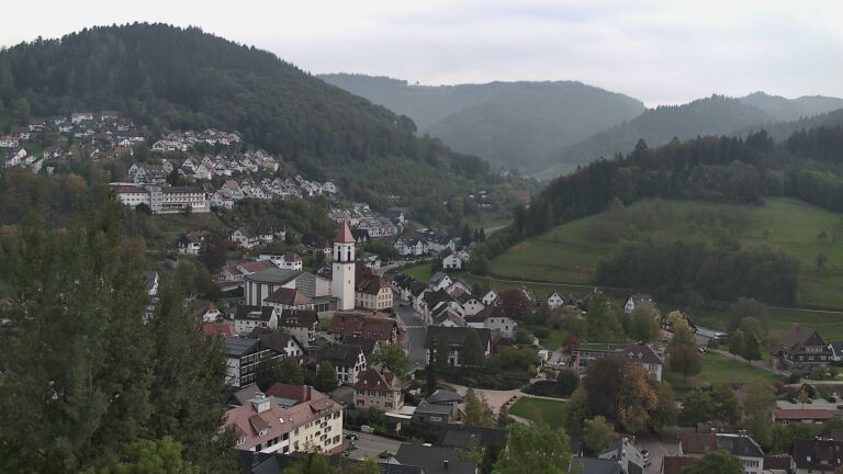 Dieses Bild zeigt eine Webcam-Aufnahme von Ottenhöfen, aufgenommen am Dienstag, den 20.10.2026 um 16:10 Uhr