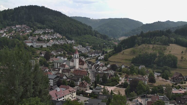 Dieses Bild zeigt eine Webcam-Aufnahme von Ottenhöfen, aufgenommen am Freitag, den 31.07.2026 um 14:50 Uhr