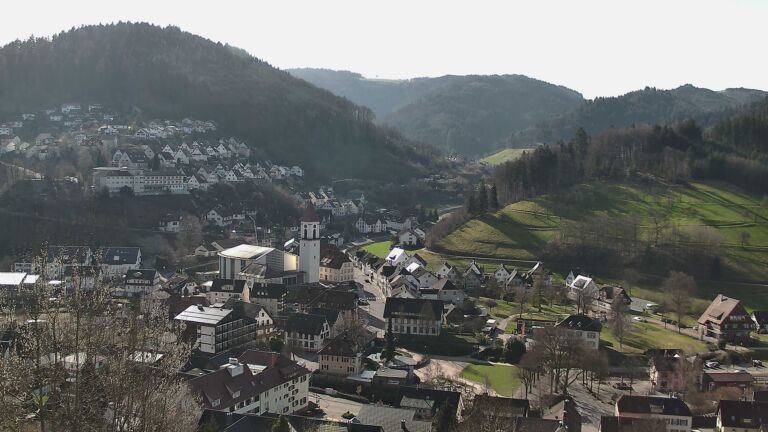 Dieses Bild zeigt eine Webcam-Aufnahme von Ottenhöfen, aufgenommen am Donnerstag, den 05.03.2026 um 10:00 Uhr