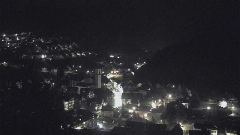 Dieses Bild zeigt eine Webcam-Aufnahme von Ottenhöfen, aufgenommen am Montag, den 11.05.2026 um 23:30 Uhr
