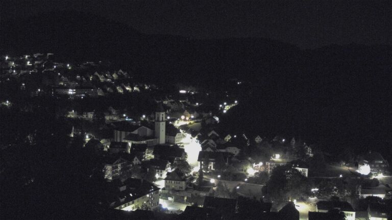 Dieses Bild zeigt eine Webcam-Aufnahme von Ottenhöfen, aufgenommen am Sonntag, den 06.09.2026 um 01:00 Uhr