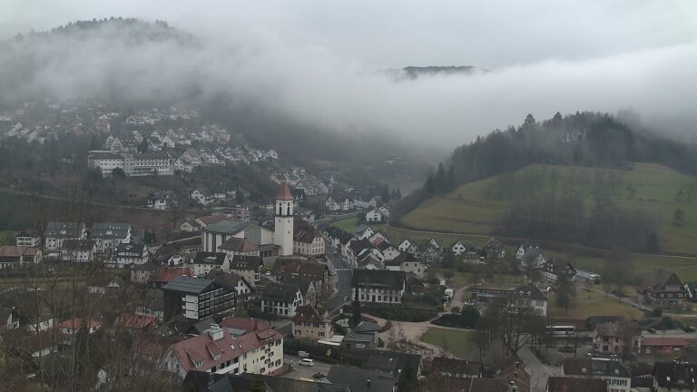 Dieses Bild zeigt eine Webcam-Aufnahme von Ottenhöfen, aufgenommen am Mittwoch, den 04.02.2026 um 15:20 Uhr