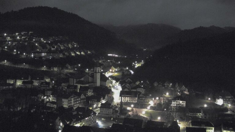 Dieses Bild zeigt eine Webcam-Aufnahme von Ottenhöfen, aufgenommen am Dienstag, den 31.03.2026 um 00:30 Uhr