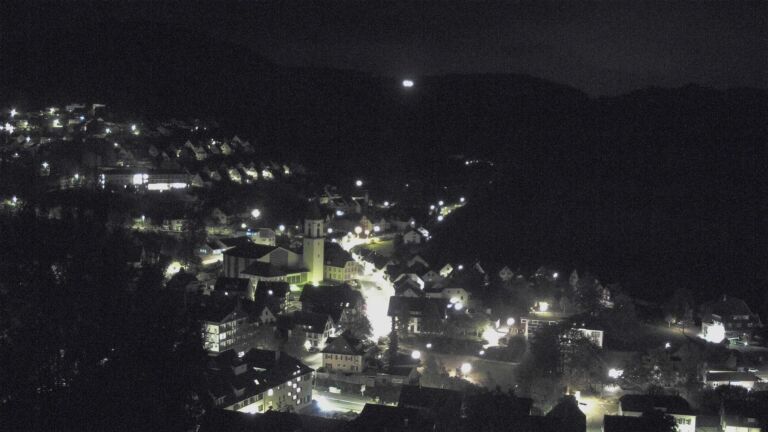 Dieses Bild zeigt eine Webcam-Aufnahme von Ottenhöfen, aufgenommen am Samstag, den 24.10.2026 um 06:50 Uhr