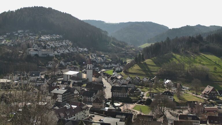 Dieses Bild zeigt eine Webcam-Aufnahme von Ottenhöfen, aufgenommen am Dienstag, den 03.03.2026 um 11:00 Uhr