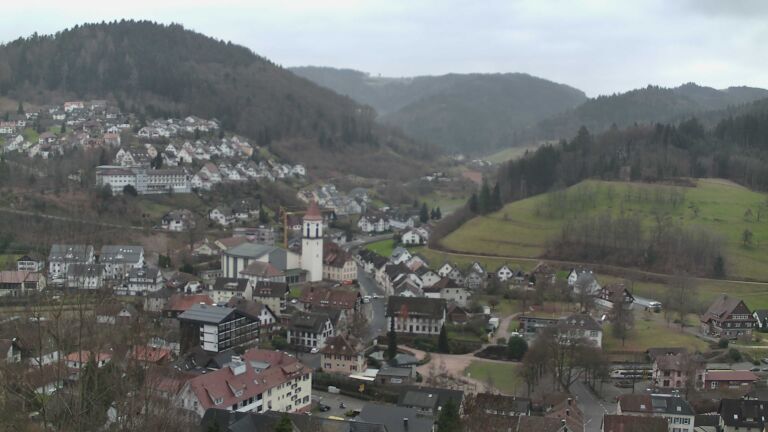 Dieses Bild zeigt eine Webcam-Aufnahme von Ottenhöfen, aufgenommen am Mittwoch, den 24.12.2025 um 11:40 Uhr