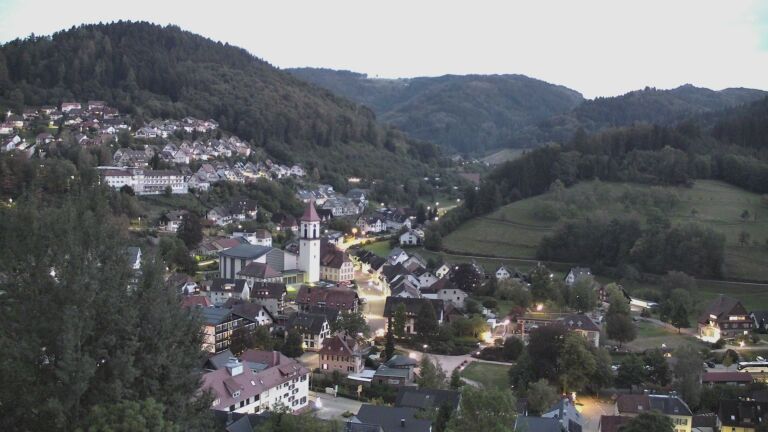 Dieses Bild zeigt eine Webcam-Aufnahme von Ottenhöfen, aufgenommen am Mittwoch, den 16.09.2026 um 20:00 Uhr