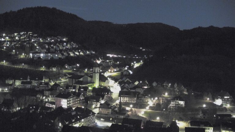 Dieses Bild zeigt eine Webcam-Aufnahme von Ottenhöfen, aufgenommen am Mittwoch, den 08.04.2026 um 21:00 Uhr