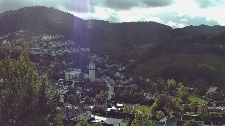 Dieses Bild zeigt eine Webcam-Aufnahme von Ottenhöfen, aufgenommen am Samstag, den 24.10.2026 um 11:40 Uhr