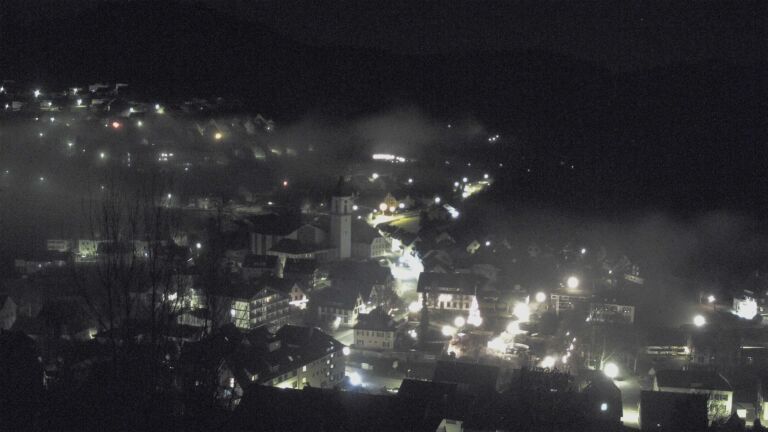 Dieses Bild zeigt eine Webcam-Aufnahme von Ottenhöfen, aufgenommen am Montag, den 15.12.2025 um 03:30 Uhr