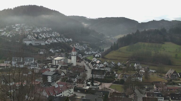 Dieses Bild zeigt eine Webcam-Aufnahme von Ottenhöfen, aufgenommen am Samstag, den 31.01.2026 um 08:40 Uhr