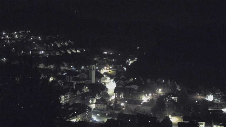 Dieses Bild zeigt eine Webcam-Aufnahme von Ottenhöfen, aufgenommen am Dienstag, den 20.10.2026 um 04:30 Uhr