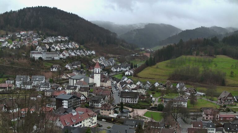 Dieses Bild zeigt eine Webcam-Aufnahme von Ottenhöfen, aufgenommen am Samstag, den 14.03.2026 um 10:40 Uhr