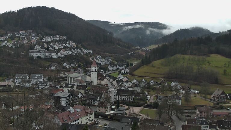 Dieses Bild zeigt eine Webcam-Aufnahme von Ottenhöfen, aufgenommen am Samstag, den 31.01.2026 um 10:20 Uhr